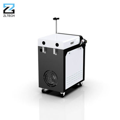 машина лазера волокна 1000w 2000w 3000w очищая с системой охладителя воды